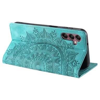 Til Samsung Galaxy S25 tegnebogscover Cover Shell Mandala Blomstermønster