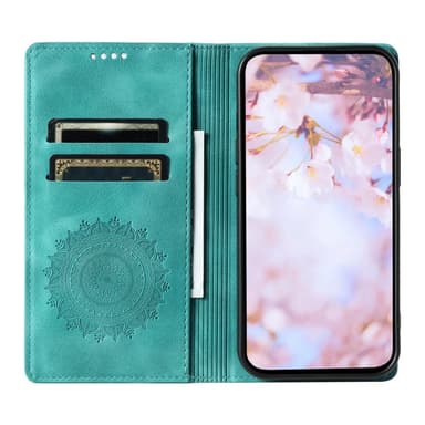 Til Samsung Galaxy S25 tegnebogscover Cover Shell Mandala Blomstermønster