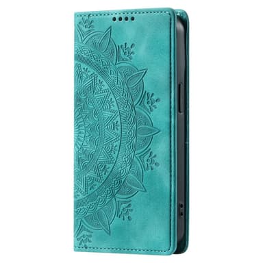 Til Samsung Galaxy S25 tegnebogscover Cover Shell Mandala Blomstermønster