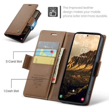 CASEME Retro Pung Taske til Samsung Galaxy S25