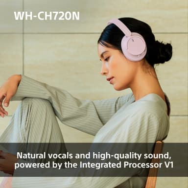 Sony WH-CH720N trådløse around-ear høretelefoner (hvid)