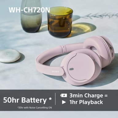 Sony WH-CH720N trådløse around-ear høretelefoner (hvid)