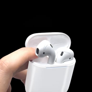 Silikone ørehætter cover til AirPods 1/2 generation Hvid