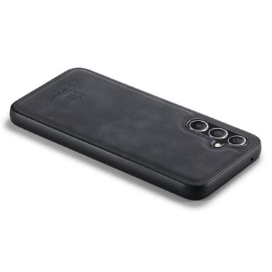 DG MING Samsung A36 5G Premium PU-læder Hybrid Cover - Sort