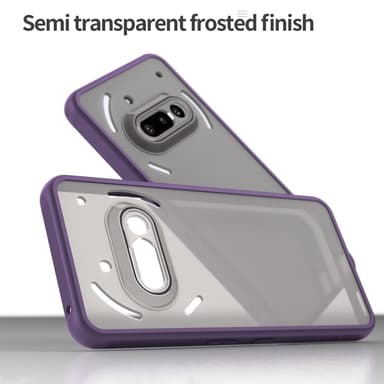 SKALO Nothing Phone (3a) 5G Color Bumper Frosted Cover - Lilla