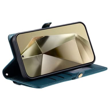 SKALO Samsung A36 5G PU-Læder Envelope Flip Cover - Grøn
