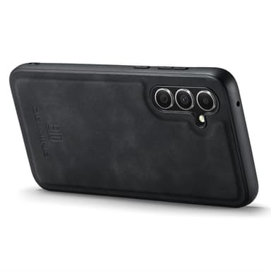 DG MING Samsung A36 5G Premium PU-læder Hybrid Cover - Sort