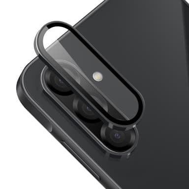 SKALO Samsung A56 5G ENKAY Kamerabeskyttelse Metalring - Sort