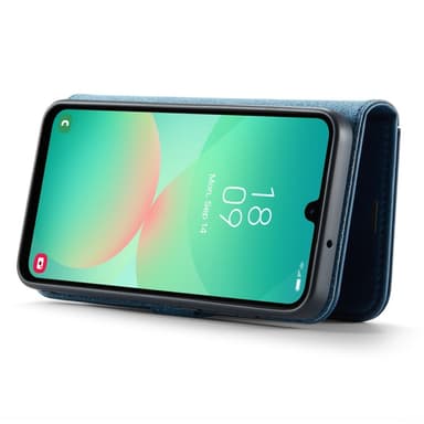 DG MING Samsung A26 5G 2-i-1 Magnet Flip Cover - Blå