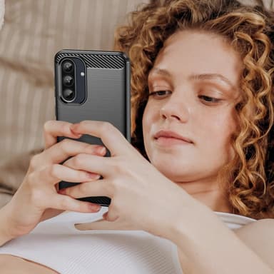 SKALO Samsung A36 5G Armor Carbon Cover - Sort