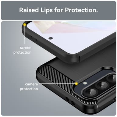 SKALO Samsung A36 5G Armor Carbon Cover - Sort