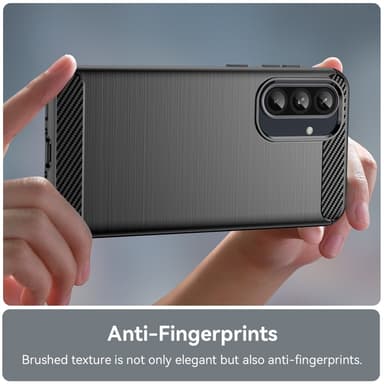SKALO Samsung A36 5G Armor Carbon Cover - Sort