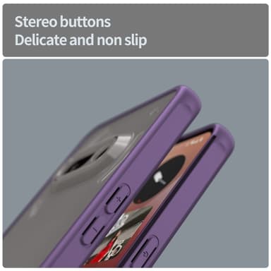 SKALO Nothing Phone (3a) 5G Color Bumper Frosted Cover - Lilla
