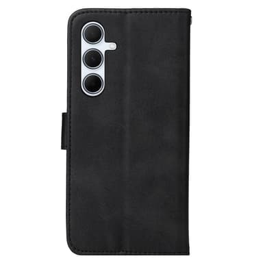 SKALO Samsung A56 5G PU-læder Flip Cover - Sort