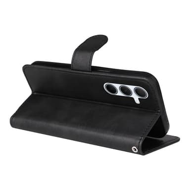 SKALO Samsung A56 5G PU-læder Flip Cover - Sort
