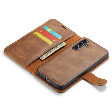 DG MING Samsung A36 5G 2-i-1 Magnet Flip Cover - Brun