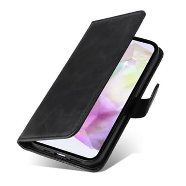 SKALO Samsung A56 5G PU-læder Flip Cover - Sort