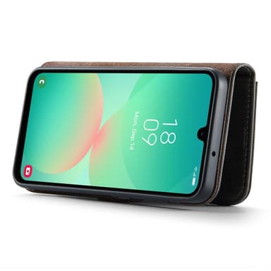 DG MING Samsung A26 5G 2-i-1 Magnet Flip Cover - Grå