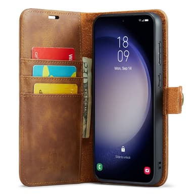 DG MING Samsung A36 5G 2-i-1 Magnet Flip Cover - Brun
