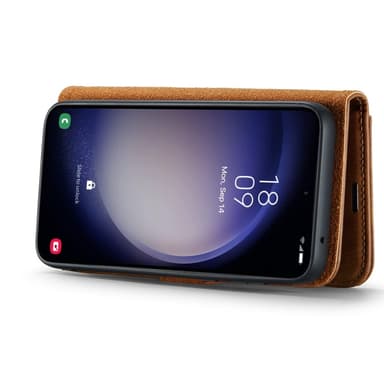 DG MING Samsung A36 5G 2-i-1 Magnet Flip Cover - Brun