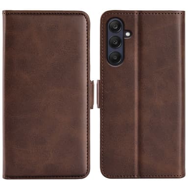 SKALO Samsung A26 5G Premium ID Flip Cover - Brun