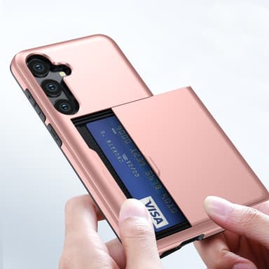 SKALO Samsung A36 5G Armor Kortholder Cover - Sort