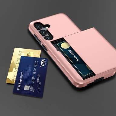 SKALO Samsung A36 5G Armor Kortholder Cover - Sort