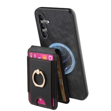 SKALO Xiaomi 15 2-i-1 Magnetisk Kortholder Cover - Sort