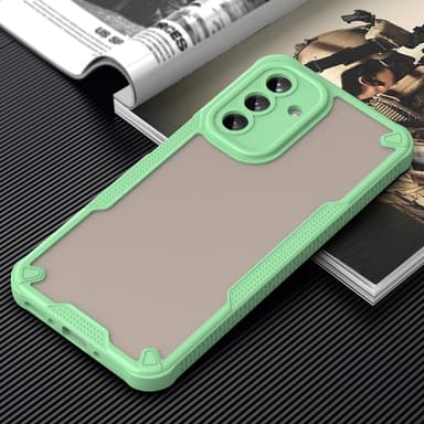 SKALO Samsung A26 5G Armor Hybrid Frosted Cover - Grøn