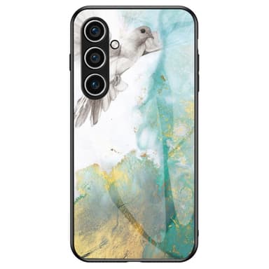SKALO Samsung A56 5G Marmor Hærdet Glas TPU Cover - #2