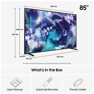 Samsung 85" QN900F 8K MiniLED Smart TV (2025)