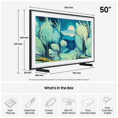 Samsung 50” The Frame 4K QLED Smart TV (2025)