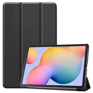 Trifoldet stativetui til Samsung Galaxy Tab S6 Lite - Sort