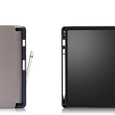 Trifoldet Stand Tablet-Taske til Apple iPad 10.2 2019/2020 /2021 - Sort