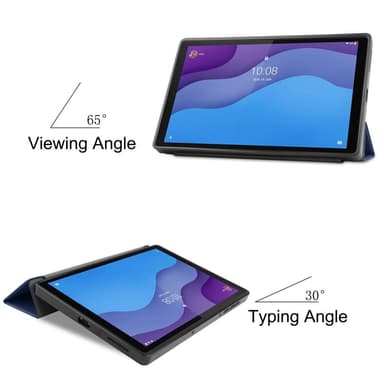 Trifoldet stativetui til Lenovo Tab M10 HD Gen 2 TB-X306F - Mørkeblå