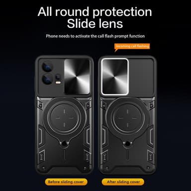 Til Motorola Edge 30 Fusion 5G Telefonbeskyttelse Shell Kamera Cover ring
