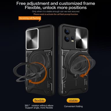 Til Motorola Edge 30 Fusion 5G Telefonbeskyttelse Shell Kamera Cover ring