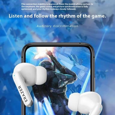 LENOVO Erazer XT88Pro In-Ear trådløse øretelefoner Bluetooth-hovedtelefoner - Hvid