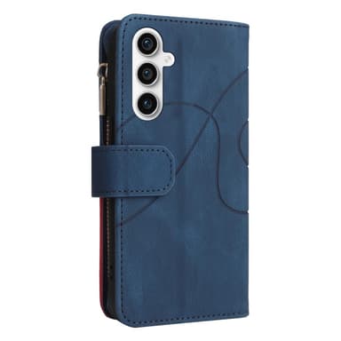 KT Multifunktion Series-5 Til Samsung Galaxy S23 FE Telefontaske - Blå