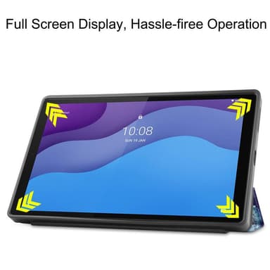 Trifoldet stativetui til Lenovo Tab M10 HD Gen 2 - Cosmic Space