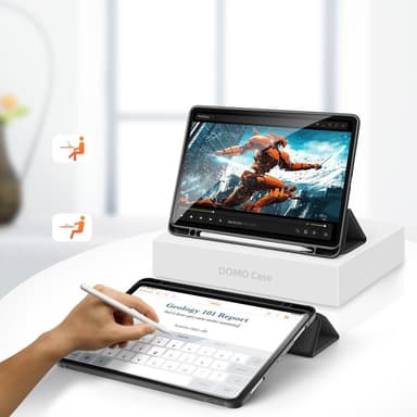 DUX DUCIS Home iPad Pro 11 (2020)/(2018) Trefoldet stativ sort