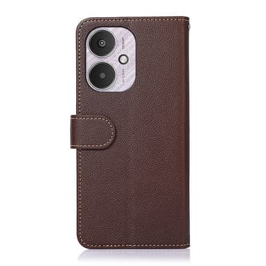 KHAZNEH Pung etui til Xiaomi Redmi 13C - Brun-blå