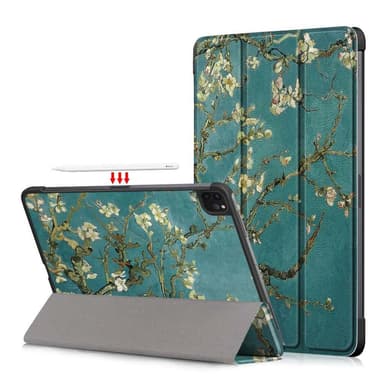 Til iPad Pro 11 2021/2020 Trifoldet stativ-tabletetui - Blossom