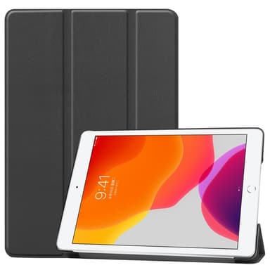 Apple iPad 10.2 2021/2020/2019 Trifoldet Stand Tablet-Taske - Sort