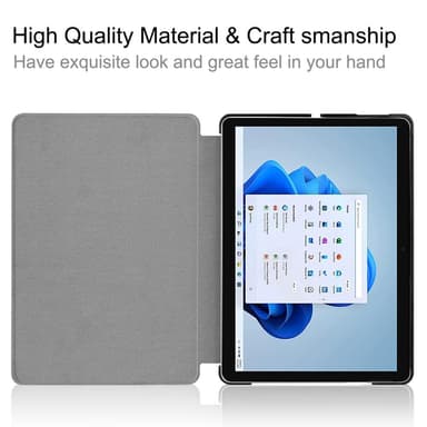 Microsoft Surface Pro 8 Tabletcover-stativ - Sort