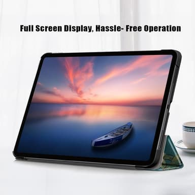 Til iPad Pro 11 2021/2020 Trifoldet stativ-tabletetui - Blossom