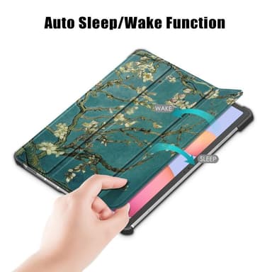 Trifoldet stativ Smart Taske til Samsung Galaxy Tab S7 FE/Tab S7 Plus/Tab S8+