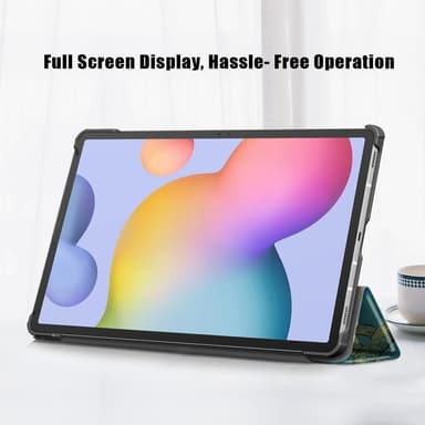 Trifoldet stativ Smart Taske til Samsung Galaxy Tab S7 FE/Tab S7 Plus/Tab S8+