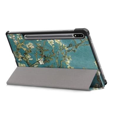 Trifoldet stativ Smart Taske til Samsung Galaxy Tab S7 FE/Tab S7 Plus/Tab S8+