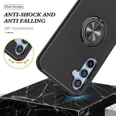 Til Samsung Galaxy A26 5G Hybrid Cover med Roterbar Ringholder